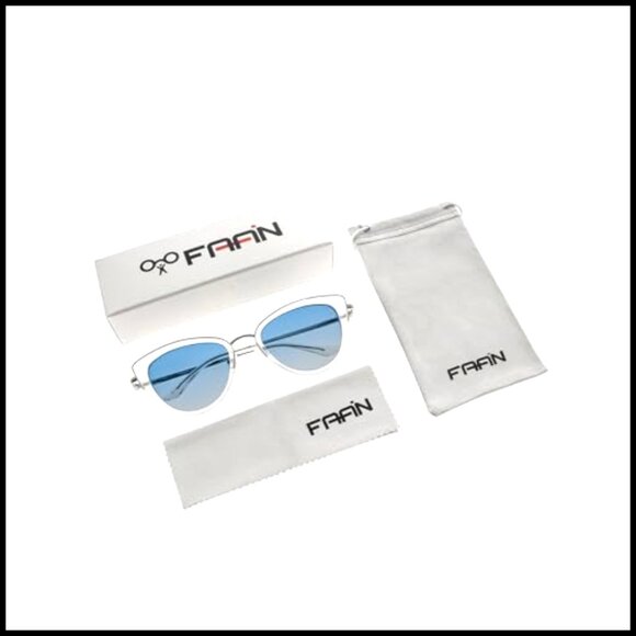 Retro Big Frame Cat Eye Polarized Sunglasses with Spring Hinge main image 5